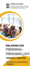Einladung zur Personalversammlung 