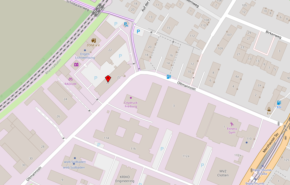 Auszug OpenStreetMap